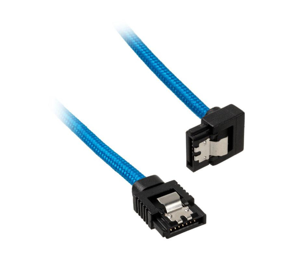 CORSAIR Premium 60cm sleeved 2szt (kątowe) Niebieskie CC-8900285 - 739238 - zdjęcie 2
